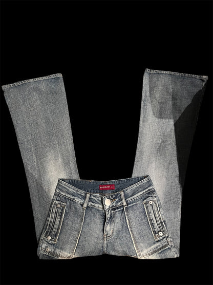 Low-rise flare jeans #12721