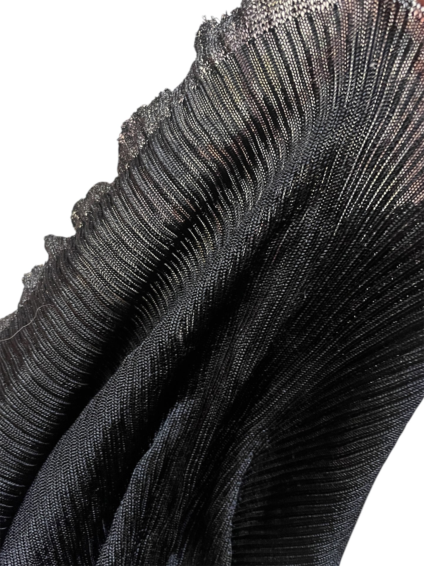 Ribbed Knit Slip Top with Raw Edges #11292