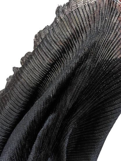 Ribbed Knit Slip Top with Raw Edges #11292