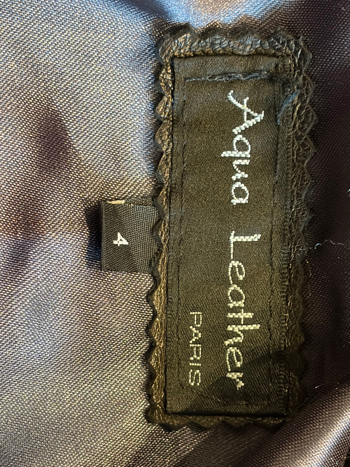 Aqua Leather Paris Lambskin Jacket #13388