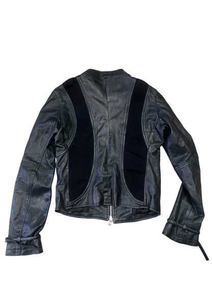 Emporio Armani Leather Panel Jacket #11872