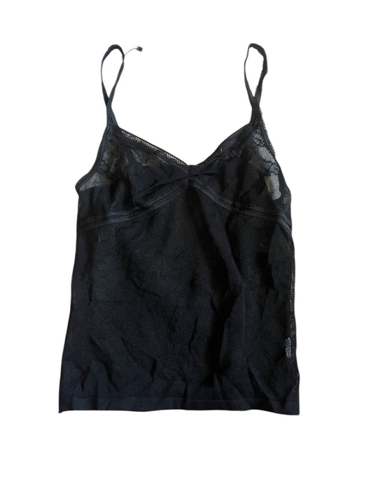 Sheer Black Lace Camisole #12207