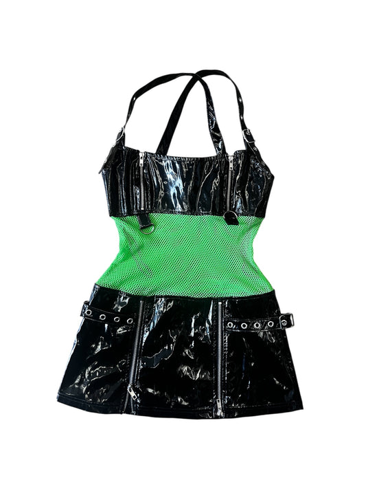 Lipservice Vice Cyber Vinyl Dress #10384