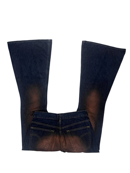 Fishbone Low-Rise Flare – Dark Denim #11650