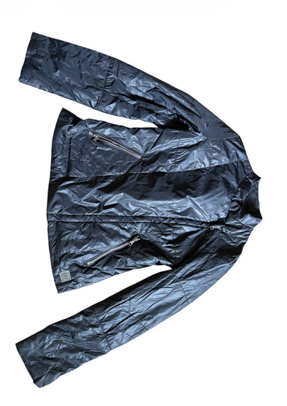Calvin Klein Jeans Black Crinkled Nylon Jacket