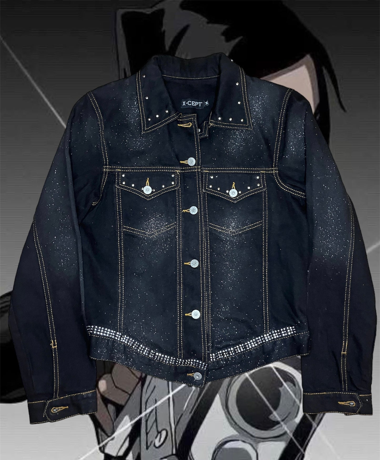 Sparkling Denim jacket M