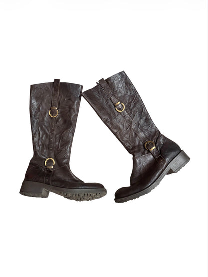 Leather Boots 37 #13710