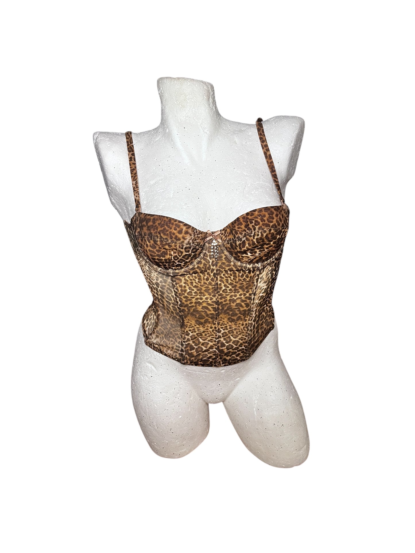 Cheetah Corset Top #7290