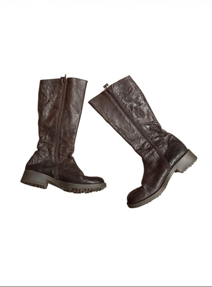 Leather Boots 37 #13710