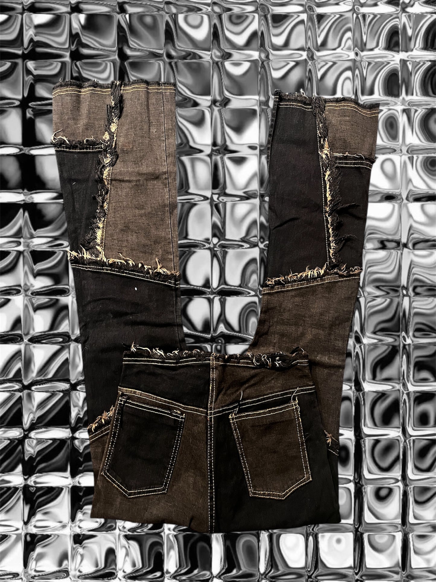 Patchwork Jeans #10998