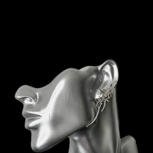 Dystopian sterling silver Ear-cuffs/Earrings 666999 #2984
