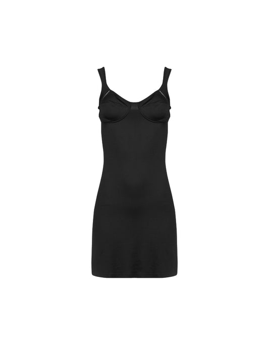 1990s Versace Intensive Black Mini Dress #13769