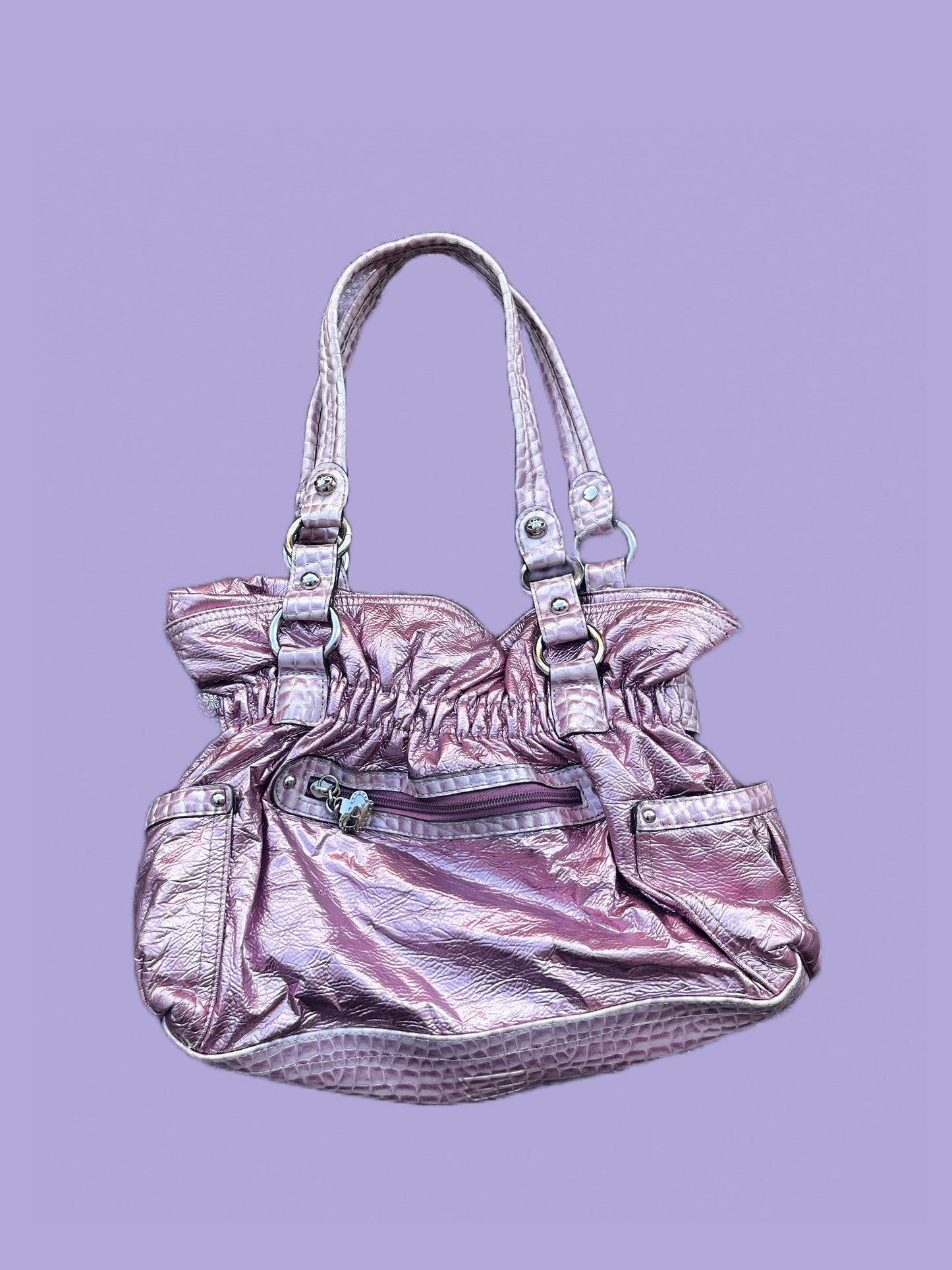 2000s Vinyl Pink Kathy Handbag #4662