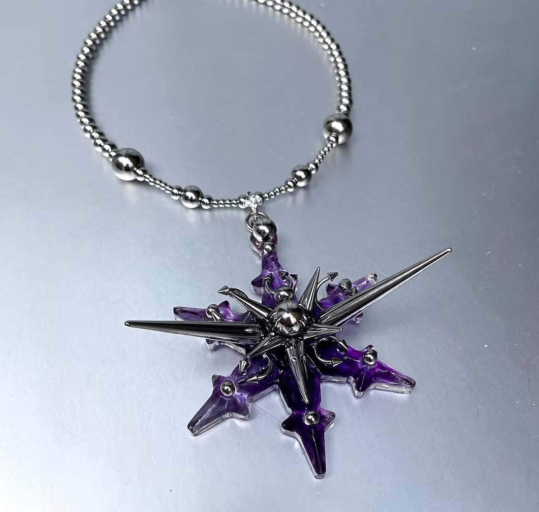 Aurora Spike necklace 666999 #8686