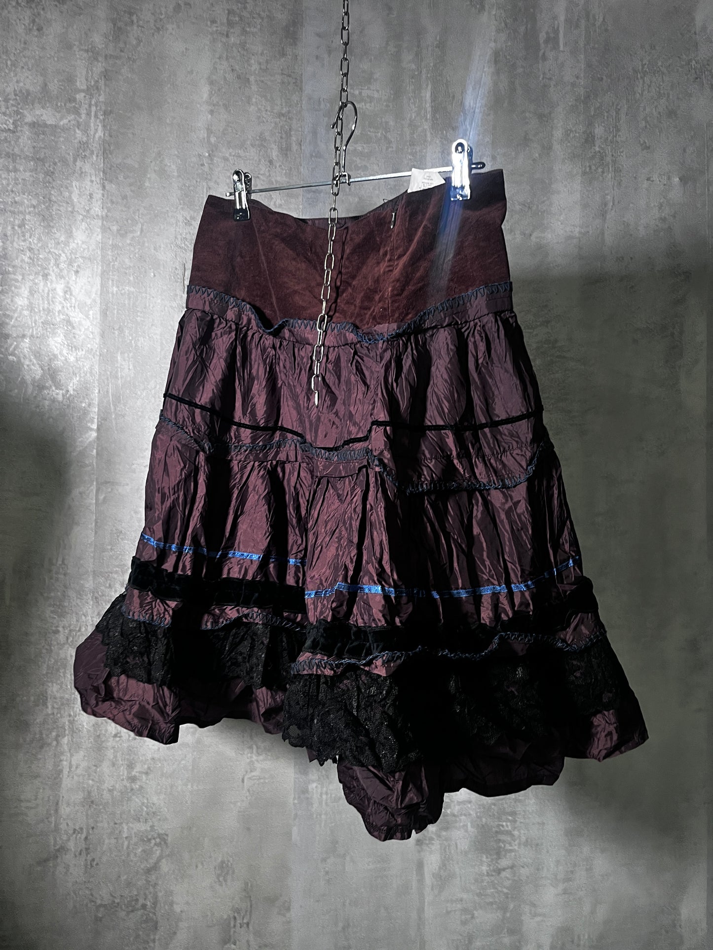 goth-boho 2005 runway / Stevie Nicks meets early Motivi Skirt #10746