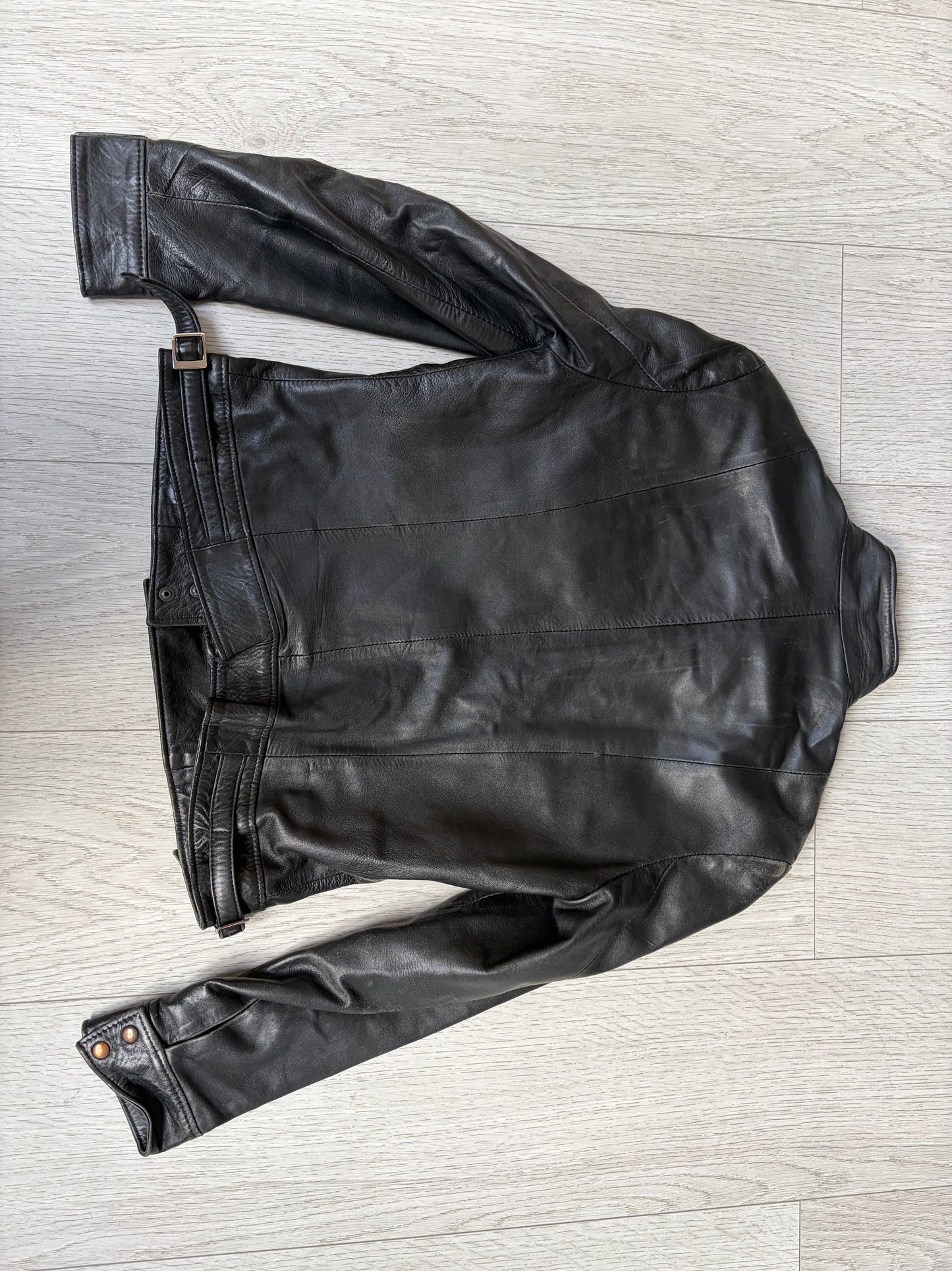 L’Equipe Plus Leather Biker Jacket #13171