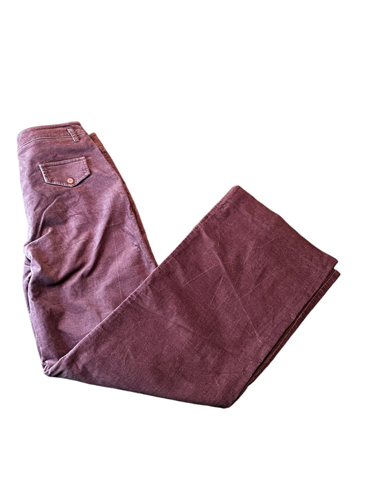Vintage Mauve Corduroy Flare Pants #5787