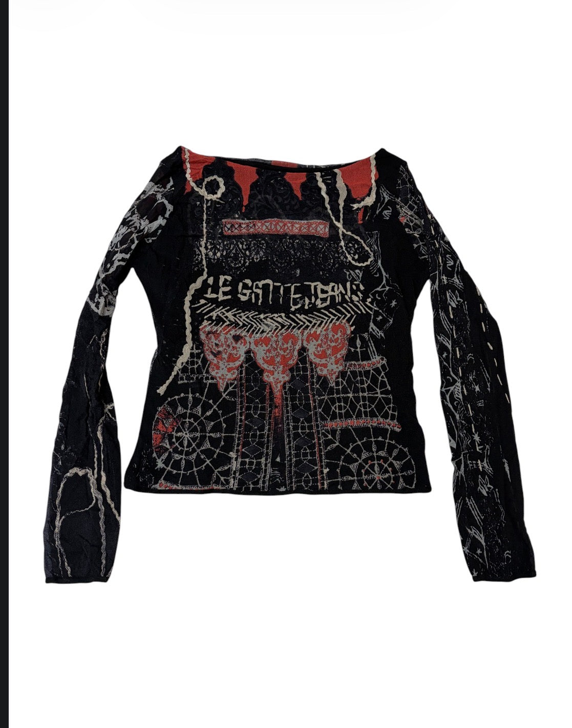Italian Gothic Jacquard Top #13320