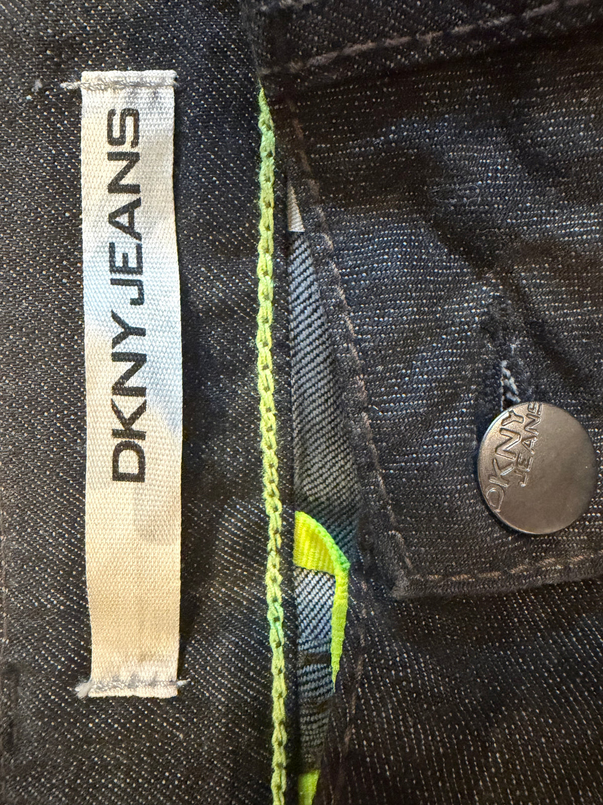 DKNY Jeans Dark Wash Straight-Leg Jeans #13390