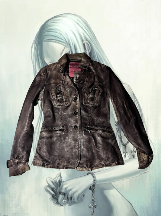 Replay Leather Jacket #9007