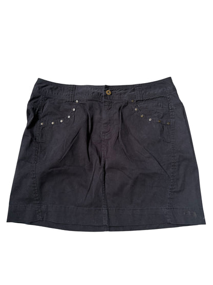 Vintage Calvin Klein Studded Black Mini Skirt #13223
