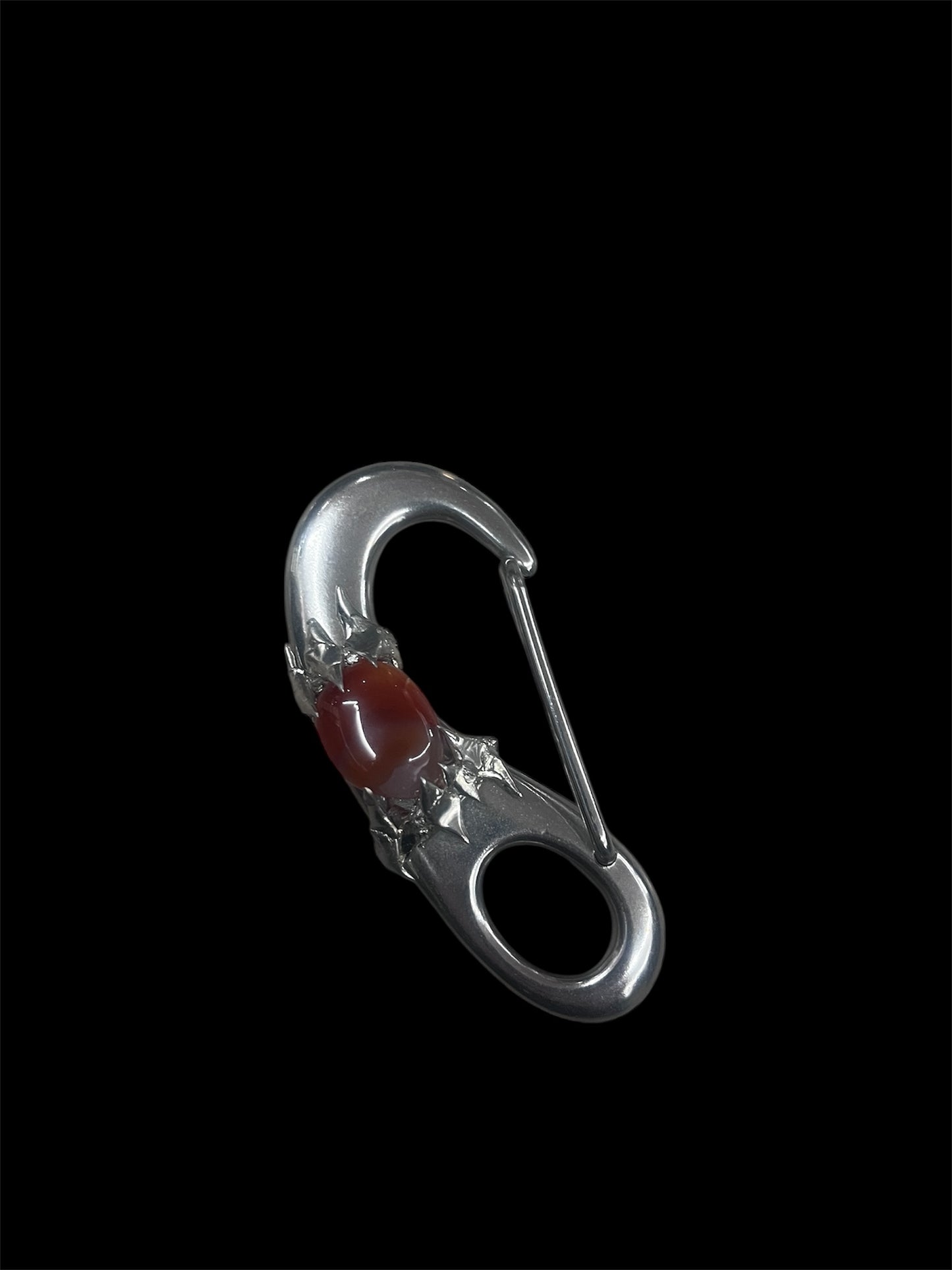 Silver Carabiner Pendant #10770