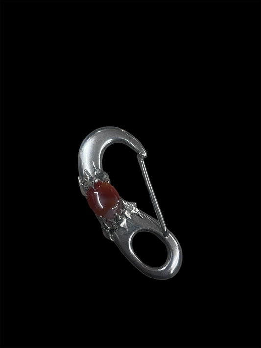 Silver Carabiner Pendant #10770