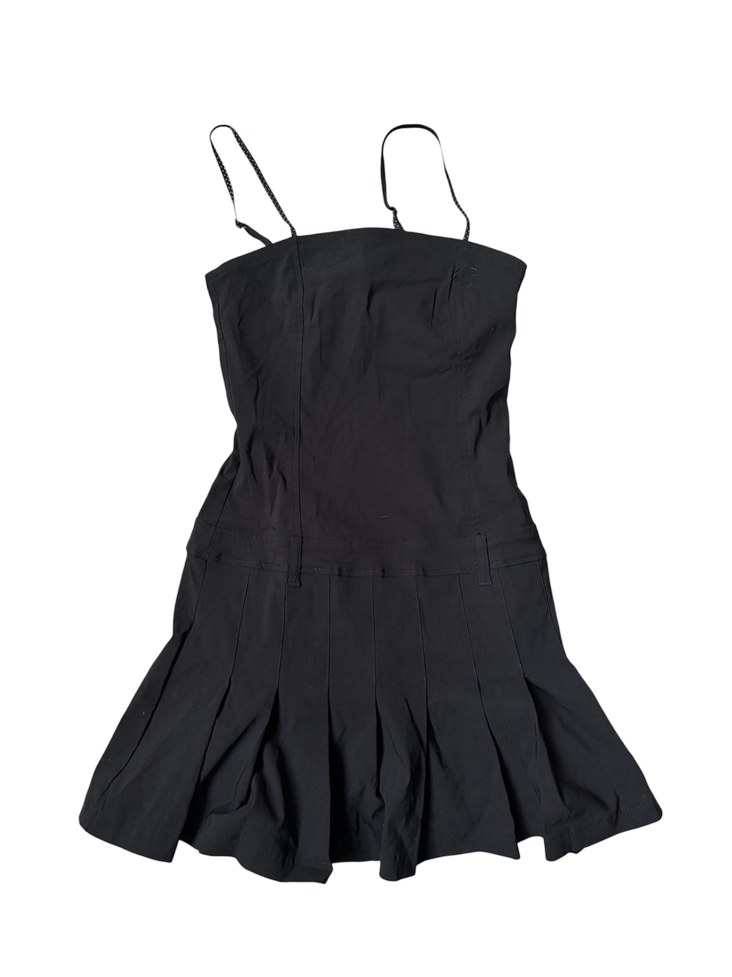 Vintage Funkie Asymmetric Strappy Midi Dress #13224