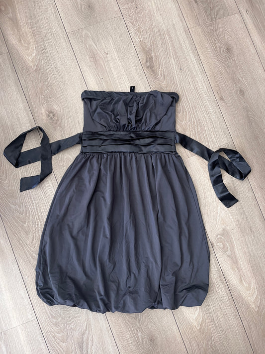 Medina Strapless Bubble Hem Cocktail Dress #12930