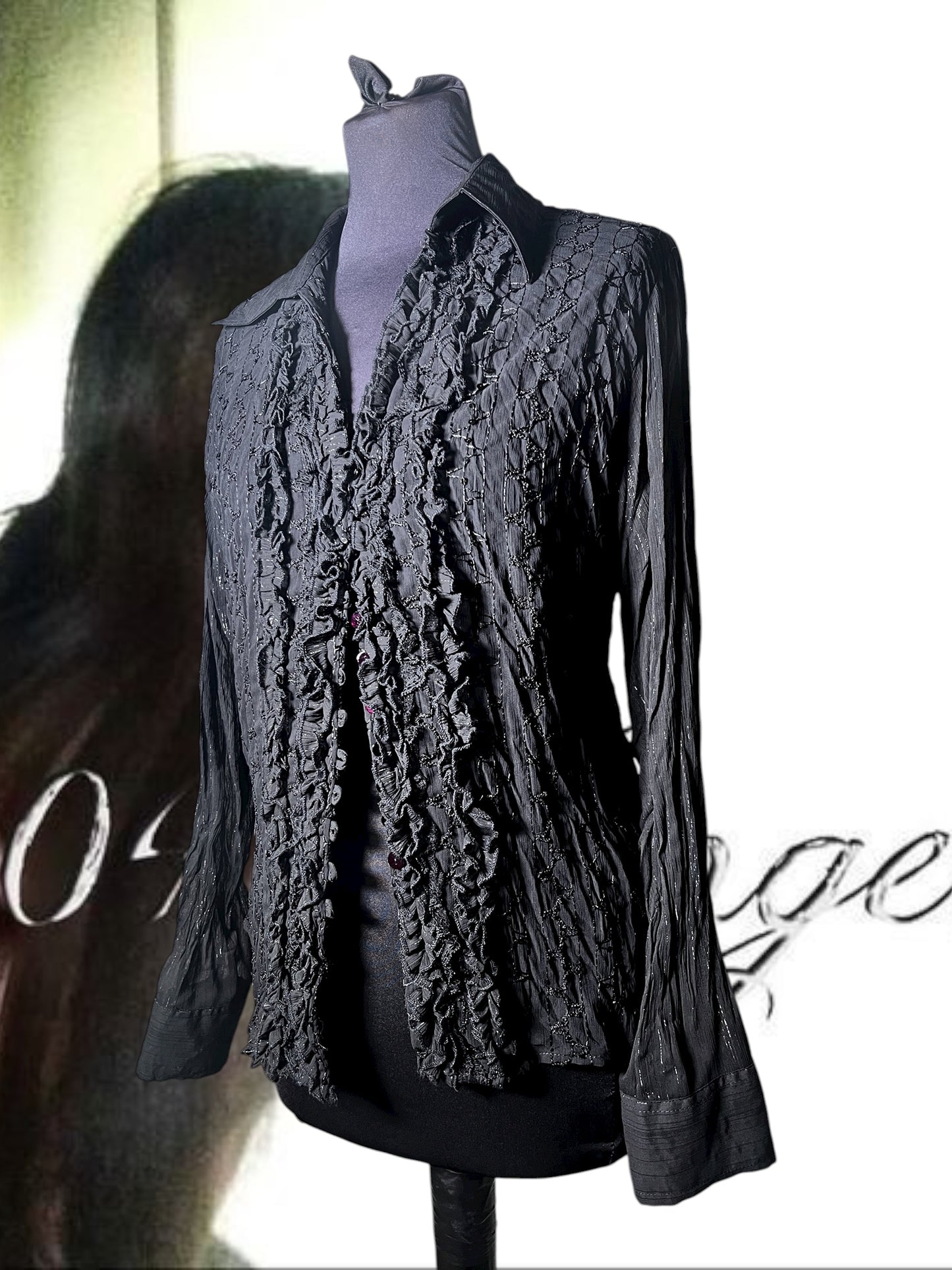 2000s gothic shirt #