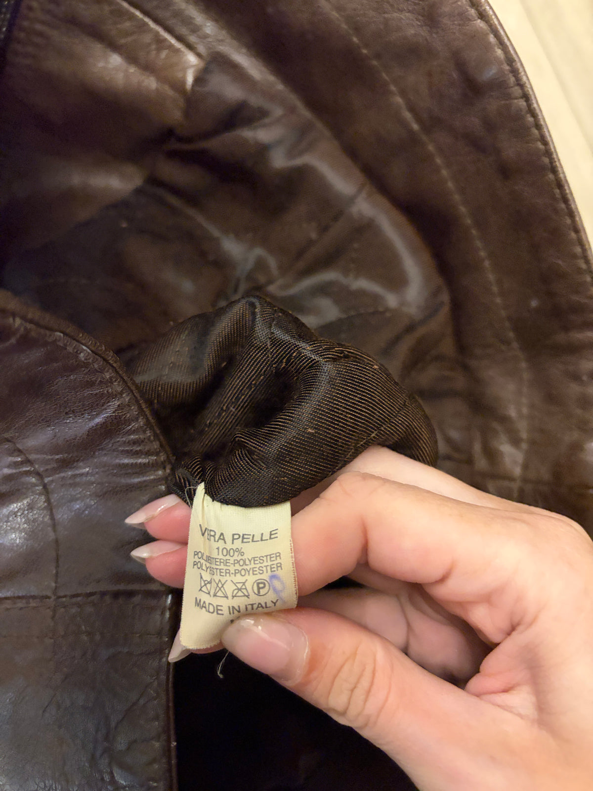 Sandro Ferro Brown Leather Jacket #13298