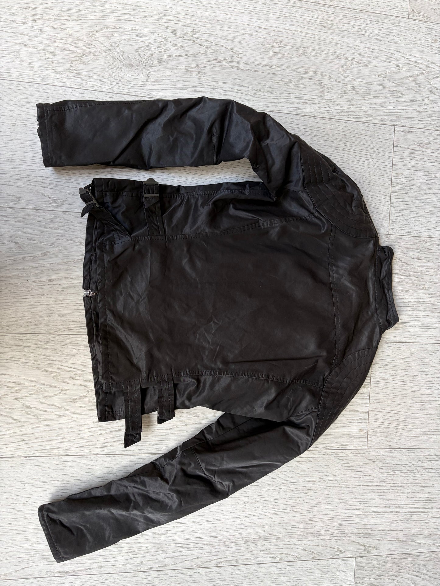 E.N.D. Coated Cotton Biker Jacket #13172