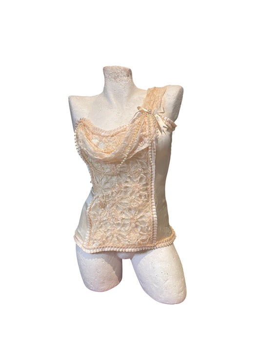 Kitten D’Amour Lace Corset Top #11811
