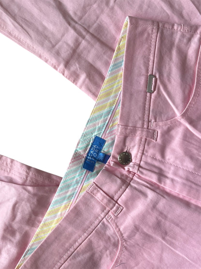 Escada Pastel Pink Low- Waist Trousers #12624