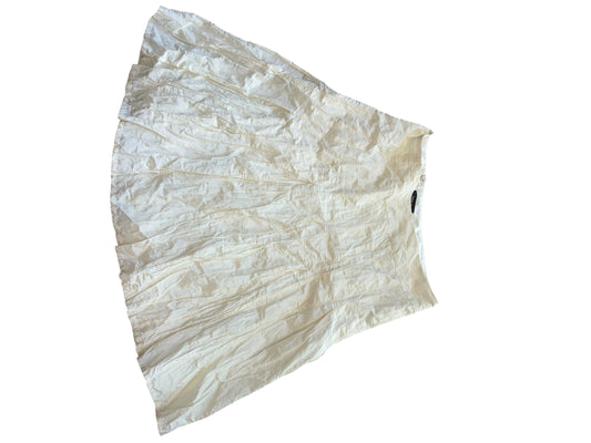 2000s Jake*s White Asymmetric Midi Skirt #13261