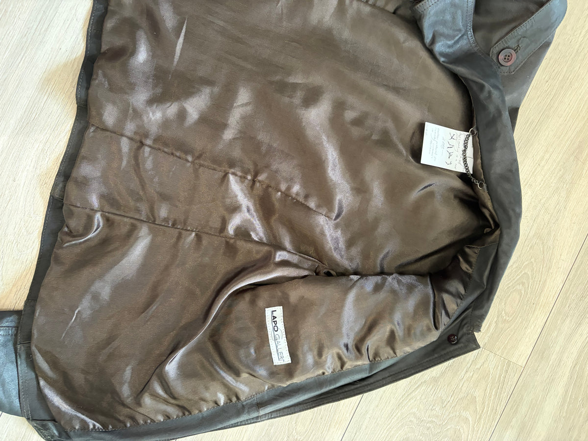 Vintage Lapo Gallery Leather Jacket #11187