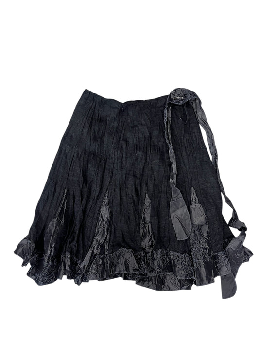 Grey Textured Skirt #11394