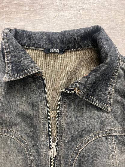 Dark washed denim jacket #11366