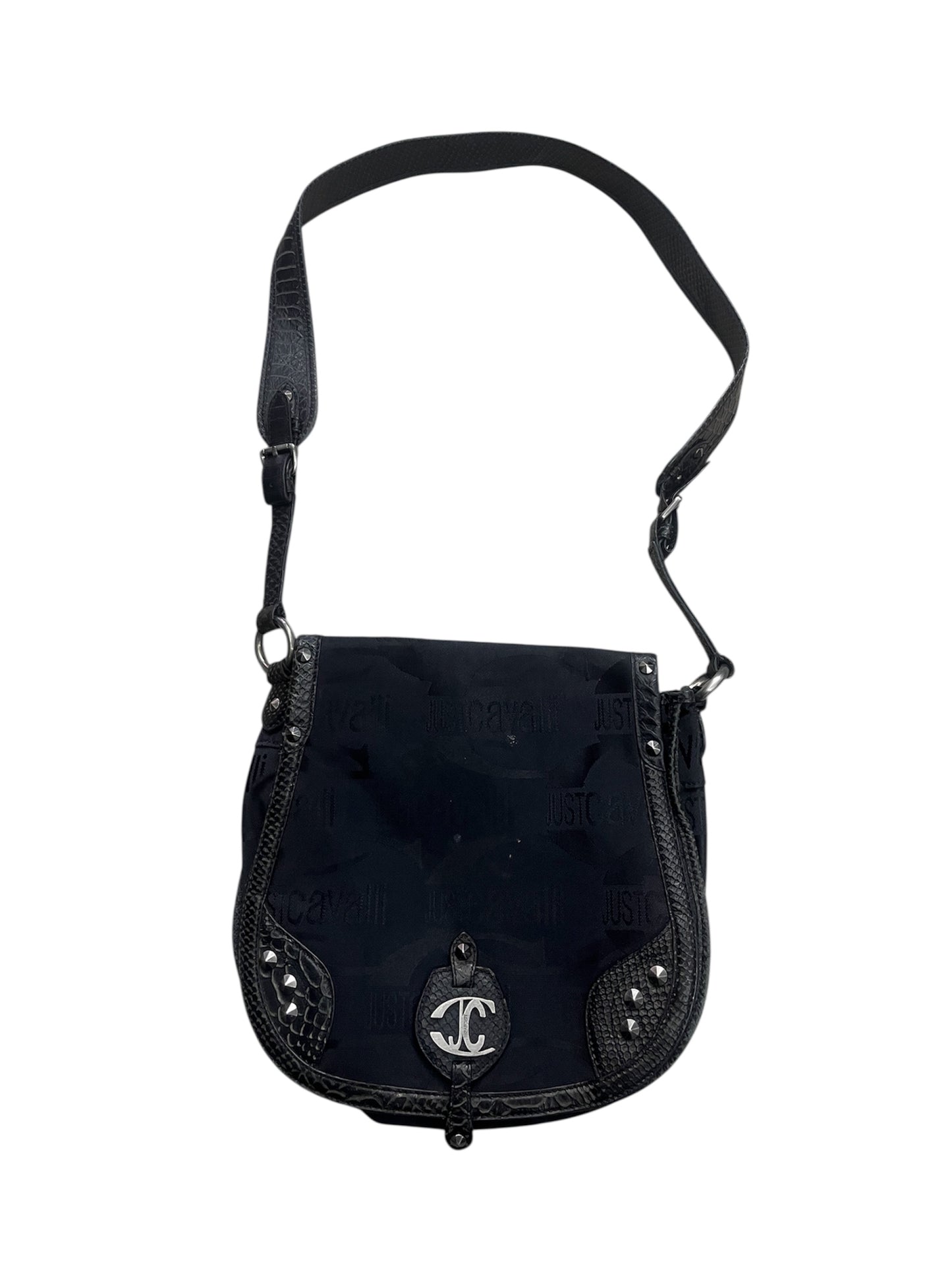 Just Cavalli Monogram Shoulder Bag – Y2K Archive #11314
