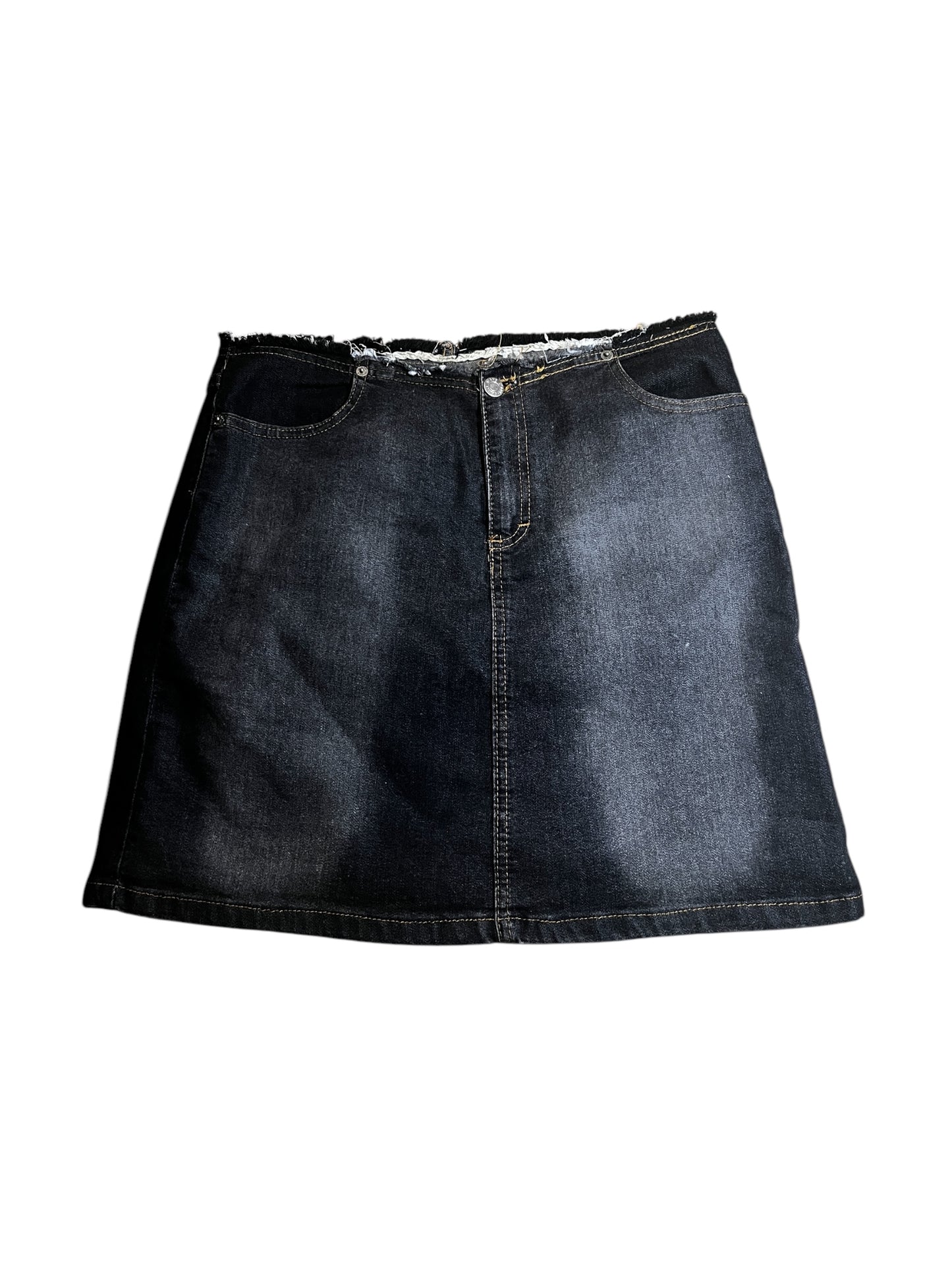 Washed Denim Skirt #7230