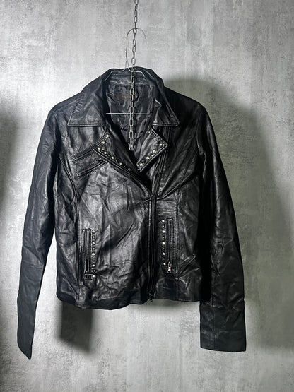 Studded Leather Jacket #10541