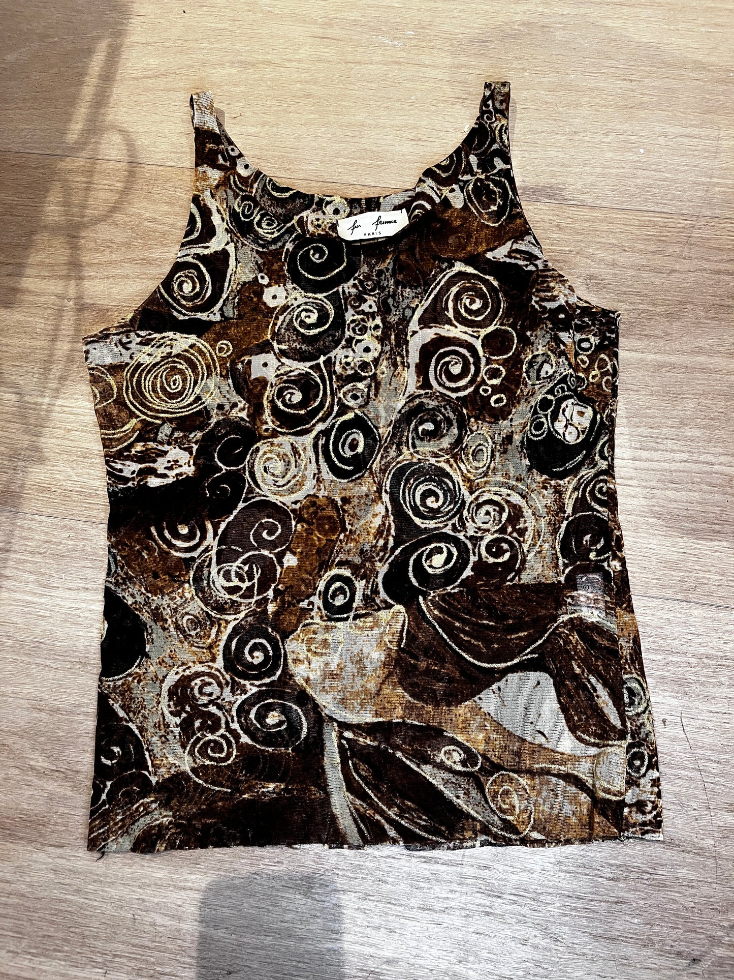 Abstract Swirl Femme Tank #5813