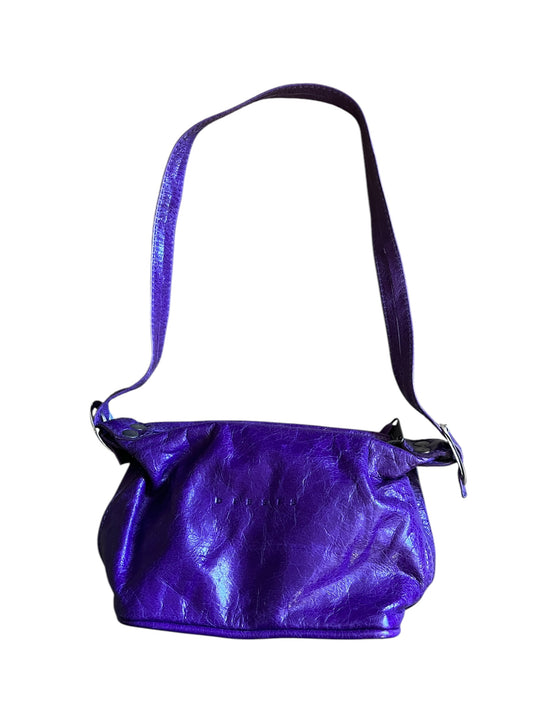 Purple Leather Handbag #6317