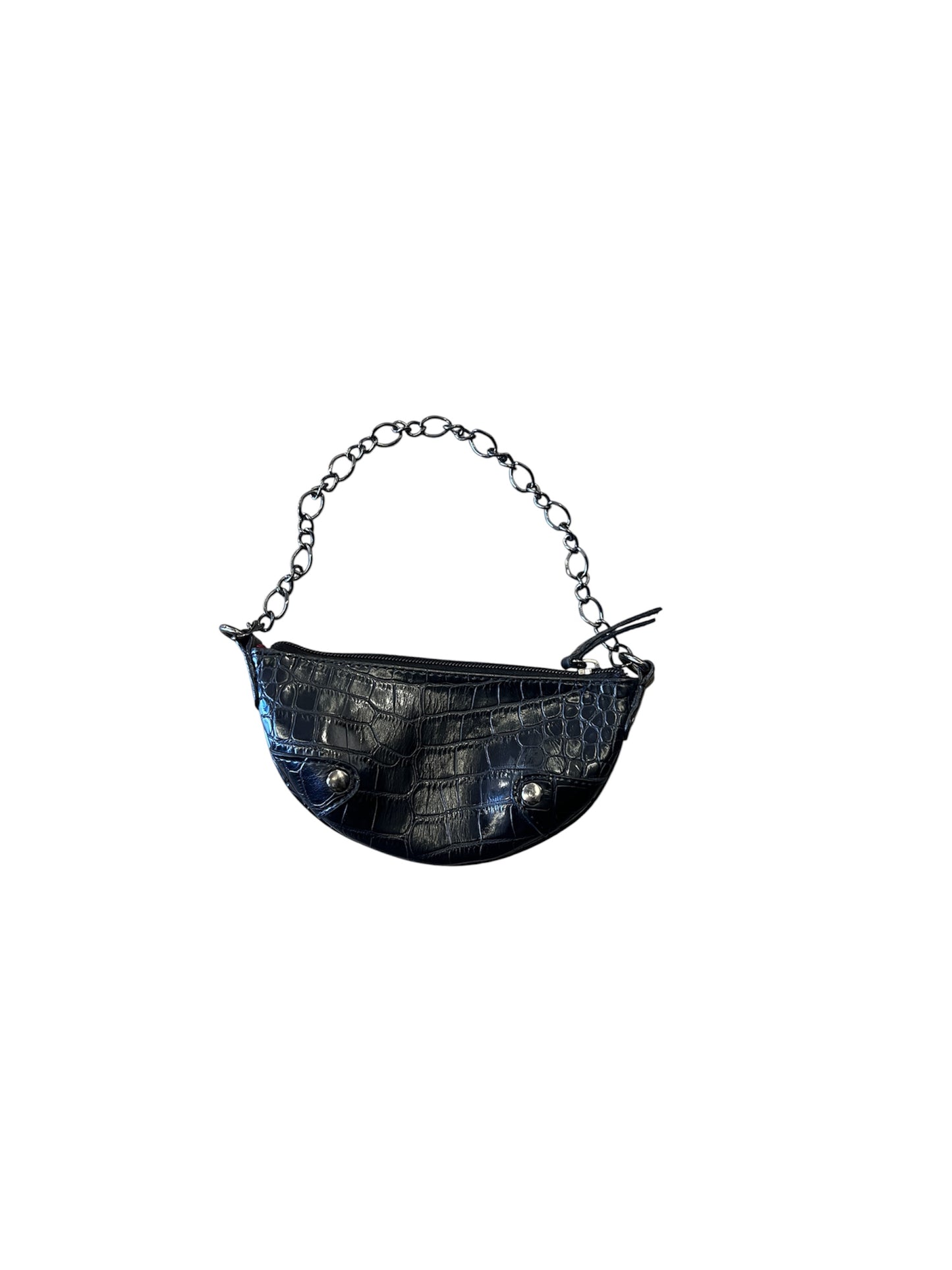 Croc Embossed Chain Bag #12767