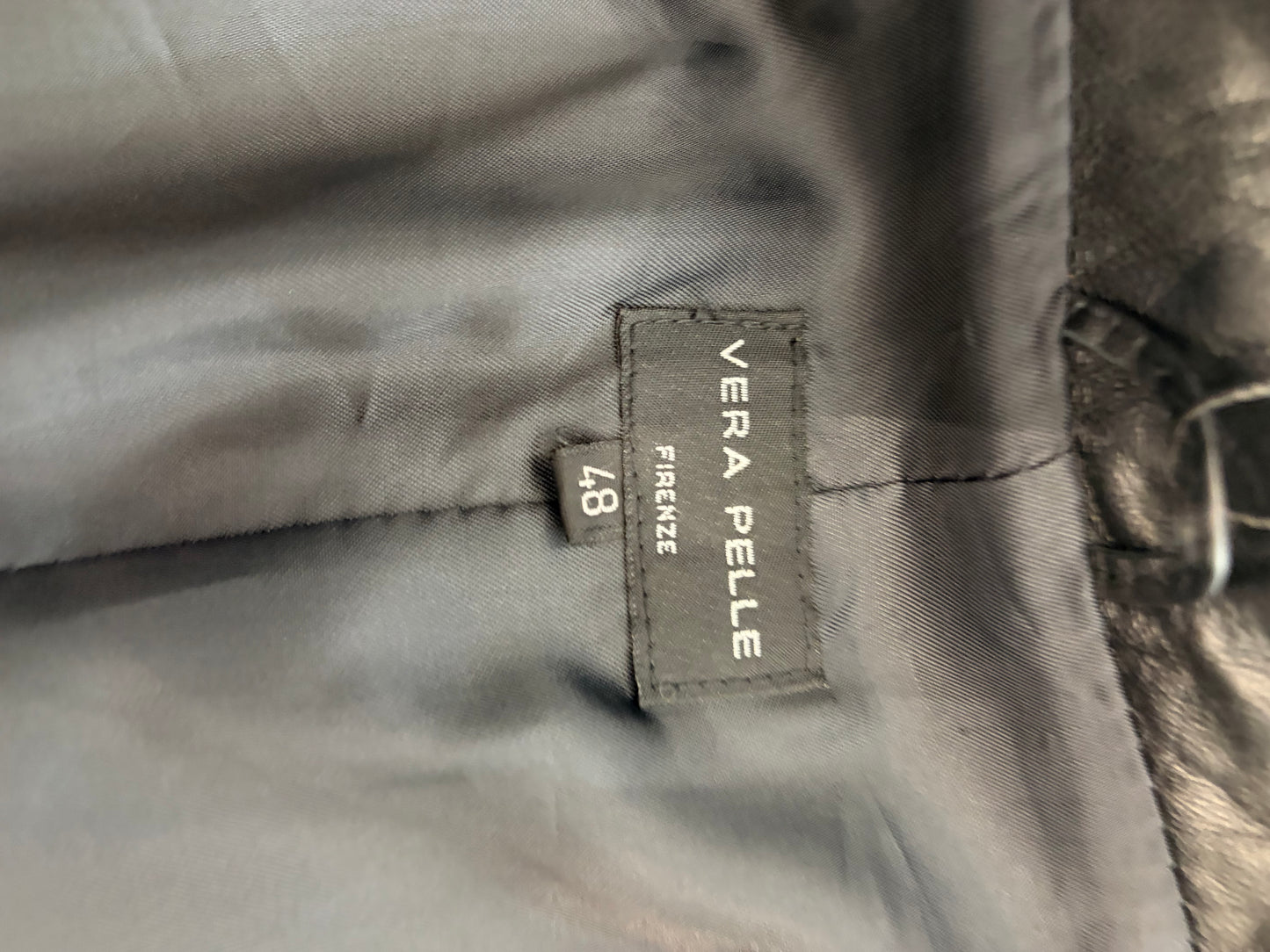 Vintage Italian Leather Blazer #13080