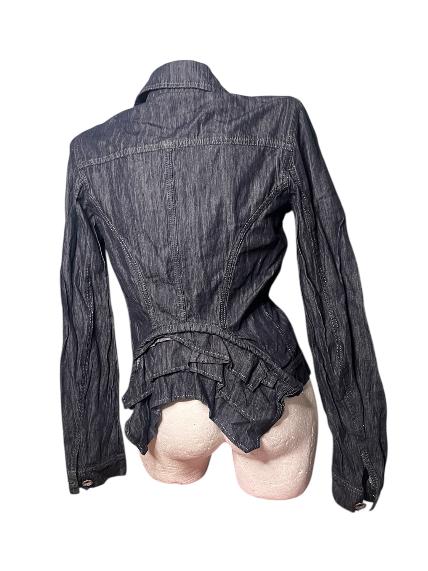 Plein Sud Structured Denim Jacket #11944
