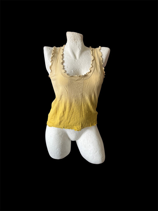 Soft Yellow Cotton Tank #12622