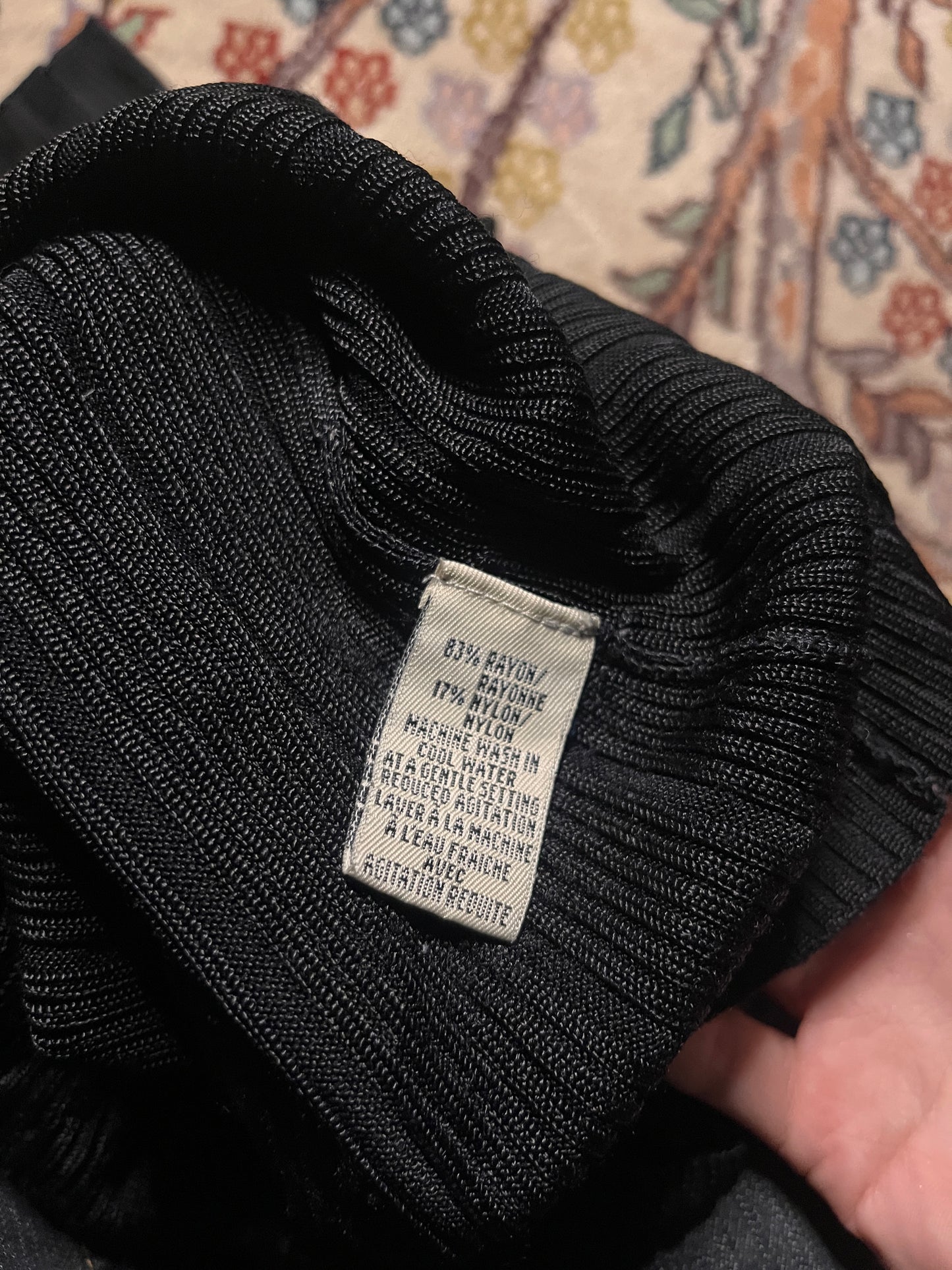 CARRENE Ribbed V-Neck Knit #11240