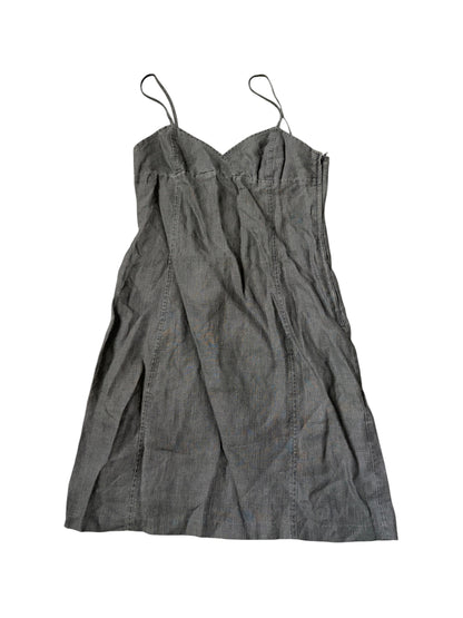 Vintage Armani Jeans Structured Grey Midi Dress #13227