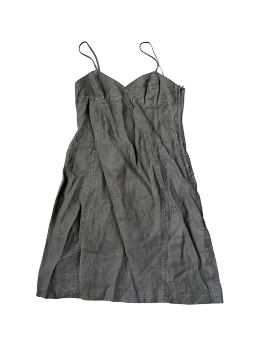 Vintage Armani Jeans Structured Grey Midi Dress #13227